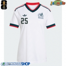 Maglie da calcio Messico Roberto Alvarado #25 Seconda Maglia Femminile Mondiali 2026  Manica Corta